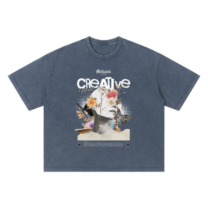 Unisex Vintage Wash Boxy T-Shirt
