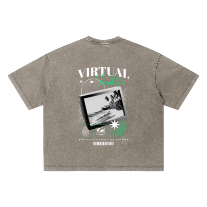 Unisex Vintage Wash Boxy T-Shirt