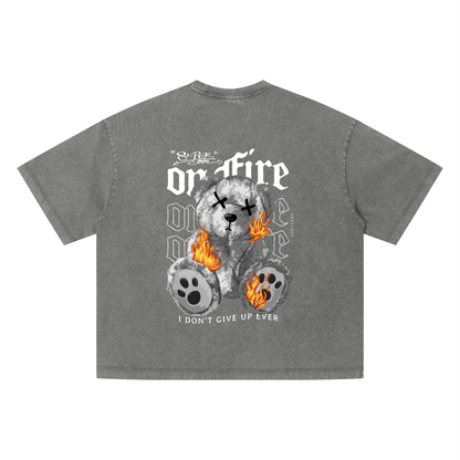 Unisex Vintage Wash Boxy T-Shirt
