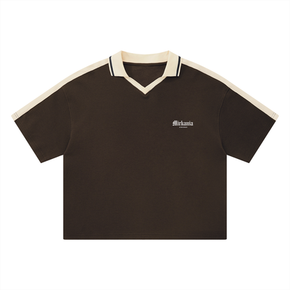 Unisex Color Block Polo Shirt