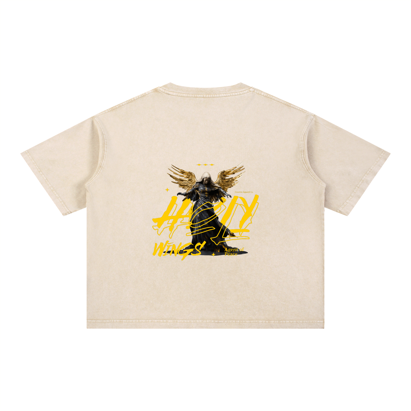 Mineral Wash Boxy Cotton T-Shirt