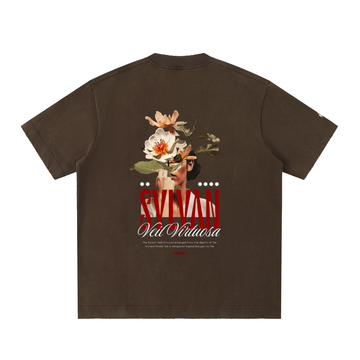Heavyweight Vintage Washed Frayed T-Shirt