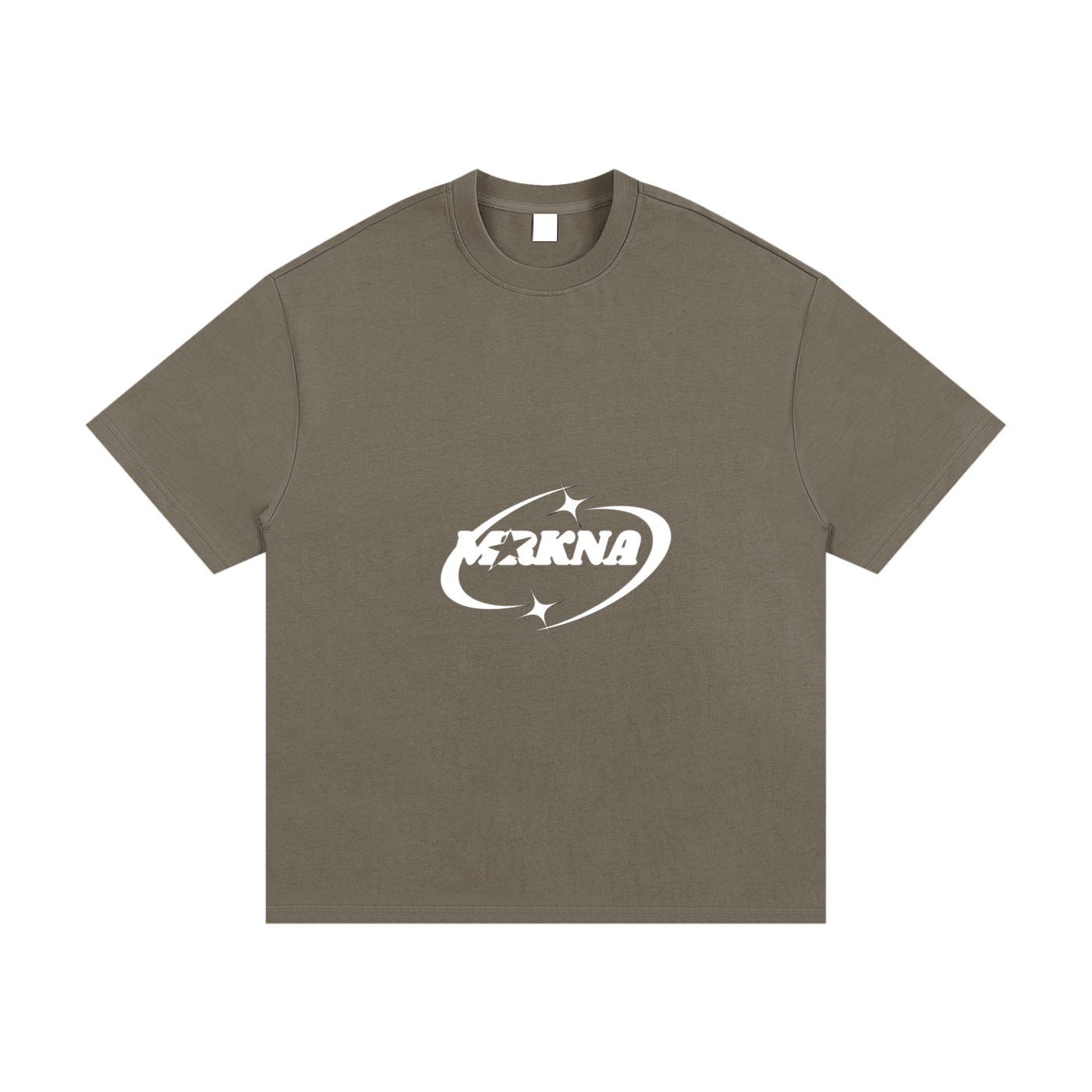 ODMPOD Essential Heavyweight Cotton T-Shirt in classic fit, showing the front view with smooth fabric and simple design.