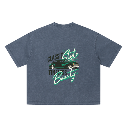 Unisex Vintage Wash Boxy T-Shirt