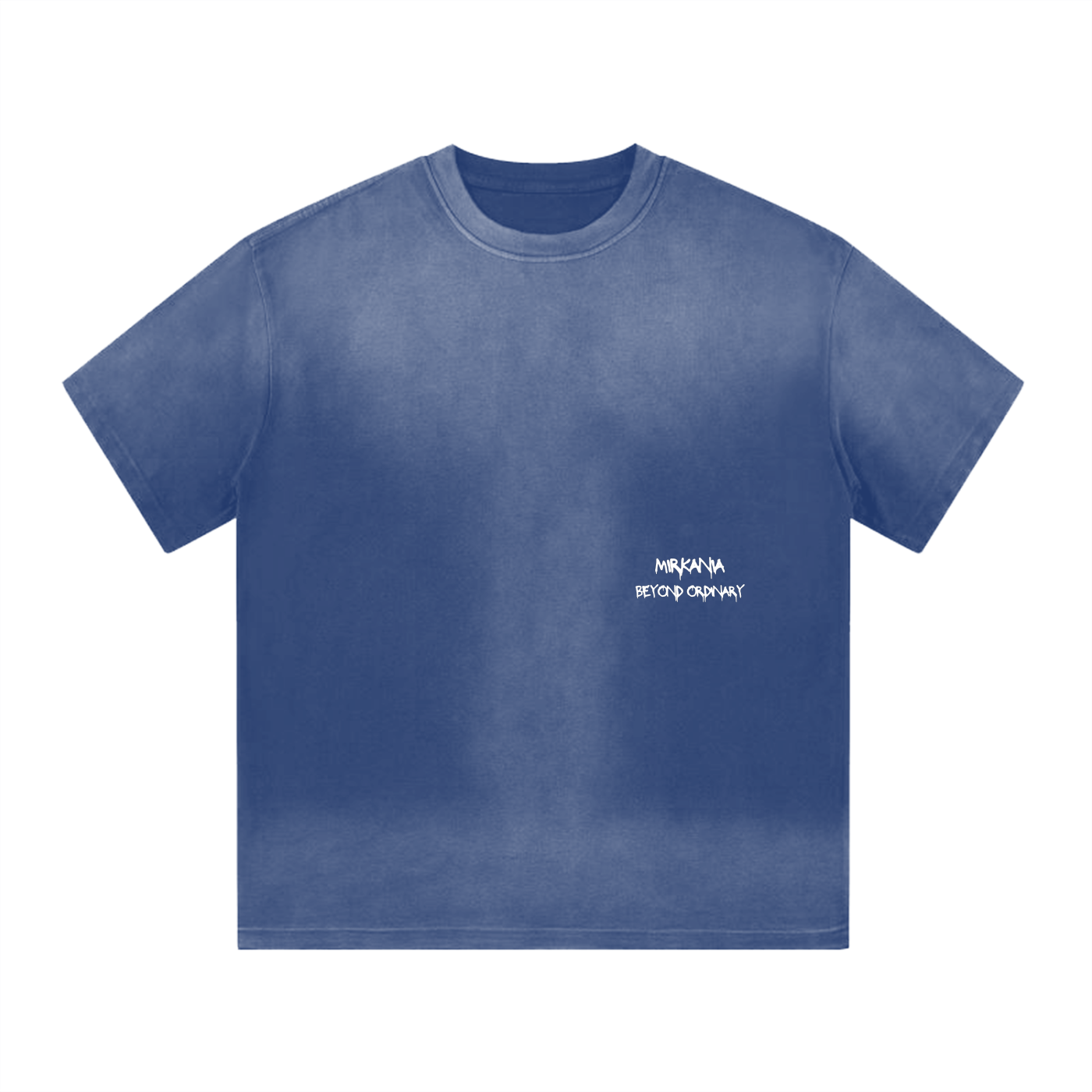 ODMPOD I Shape Gradient Washed T-Shirt, casual cotton t shirt with colorful washed gradient design and slim fit style.