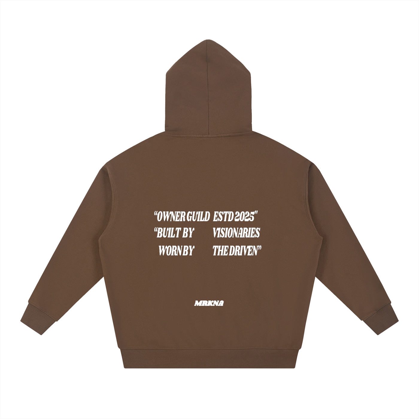 ODMPOD Essential Heavyweight Hoodie, front view showing soft fabric and classic hoodie design in neutral color