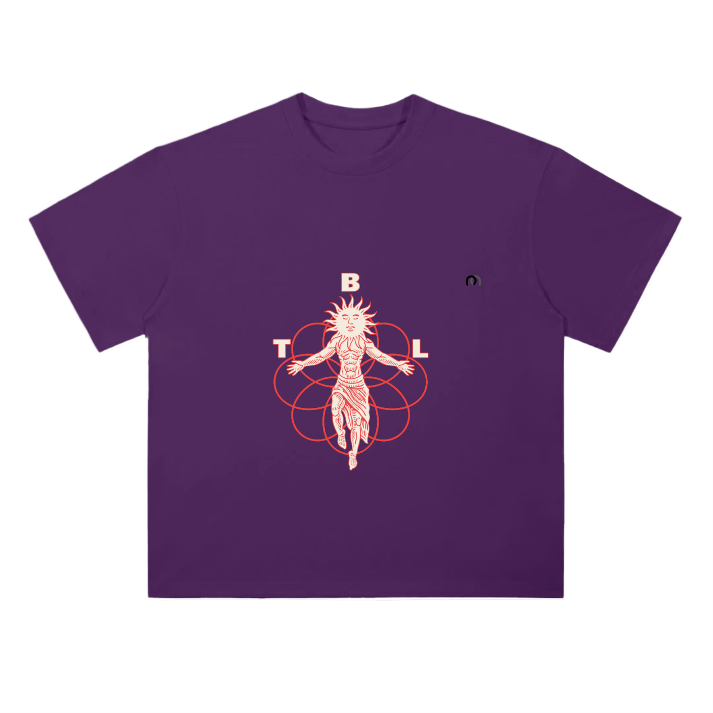 Heavyweight Drop Shoulder Cotton T-Shirt