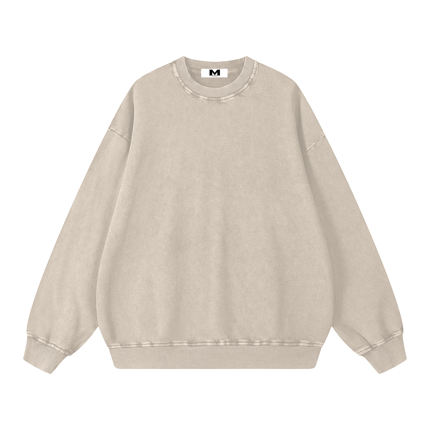 Snow Washed Oversized Sweatshirt
