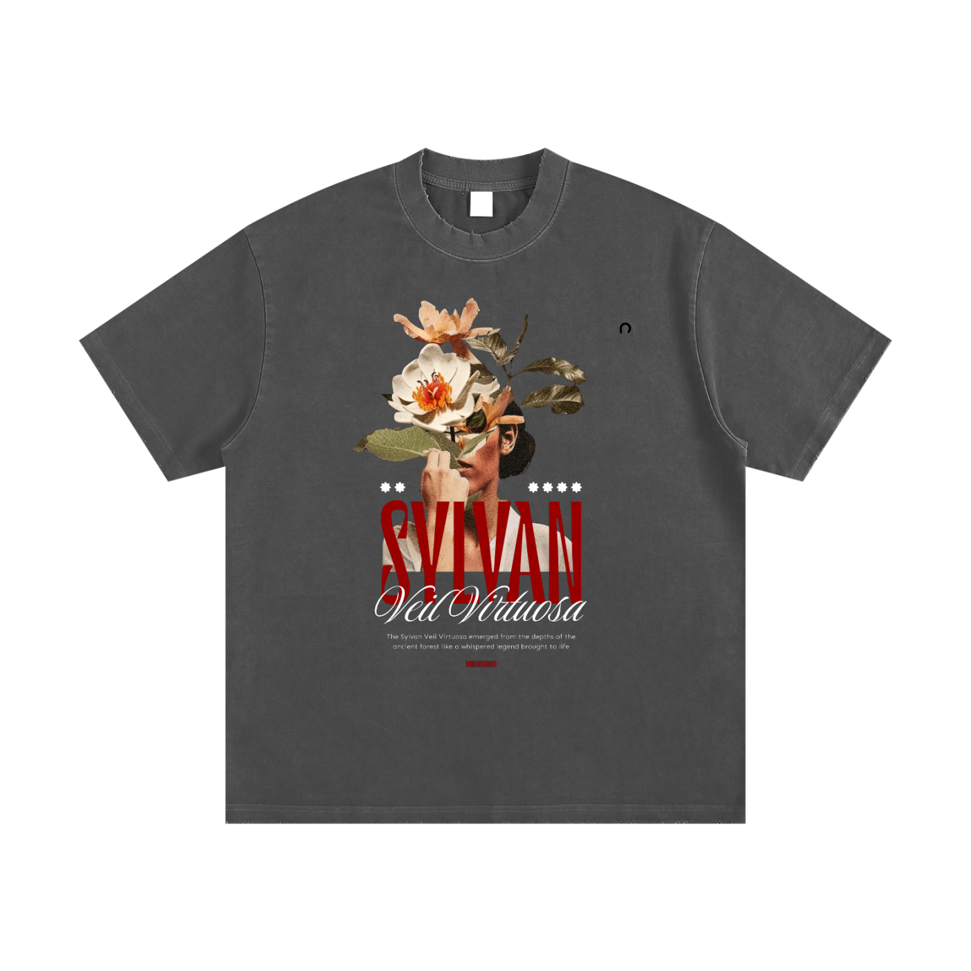 Heavyweight Vintage Washed Frayed T-Shirt