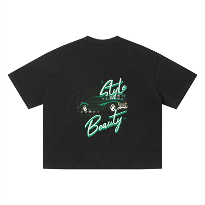 Unisex Vintage Wash Boxy T-Shirt