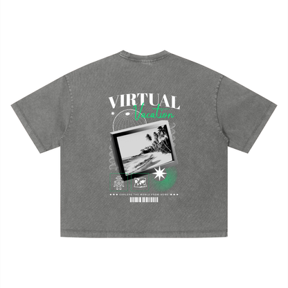 Unisex Vintage Wash Boxy T-Shirt
