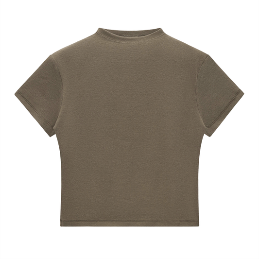 Essential Slim Fit Mock Neck T-Shirt
