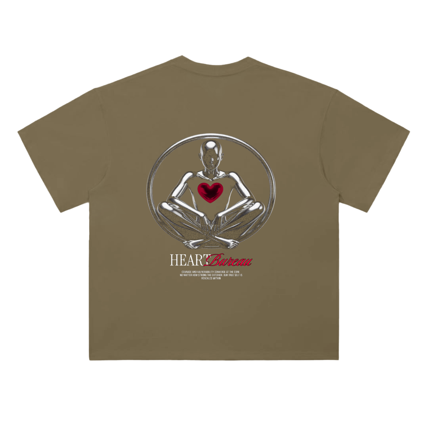 Heavyweight Drop Shoulder Cotton T-Shirt