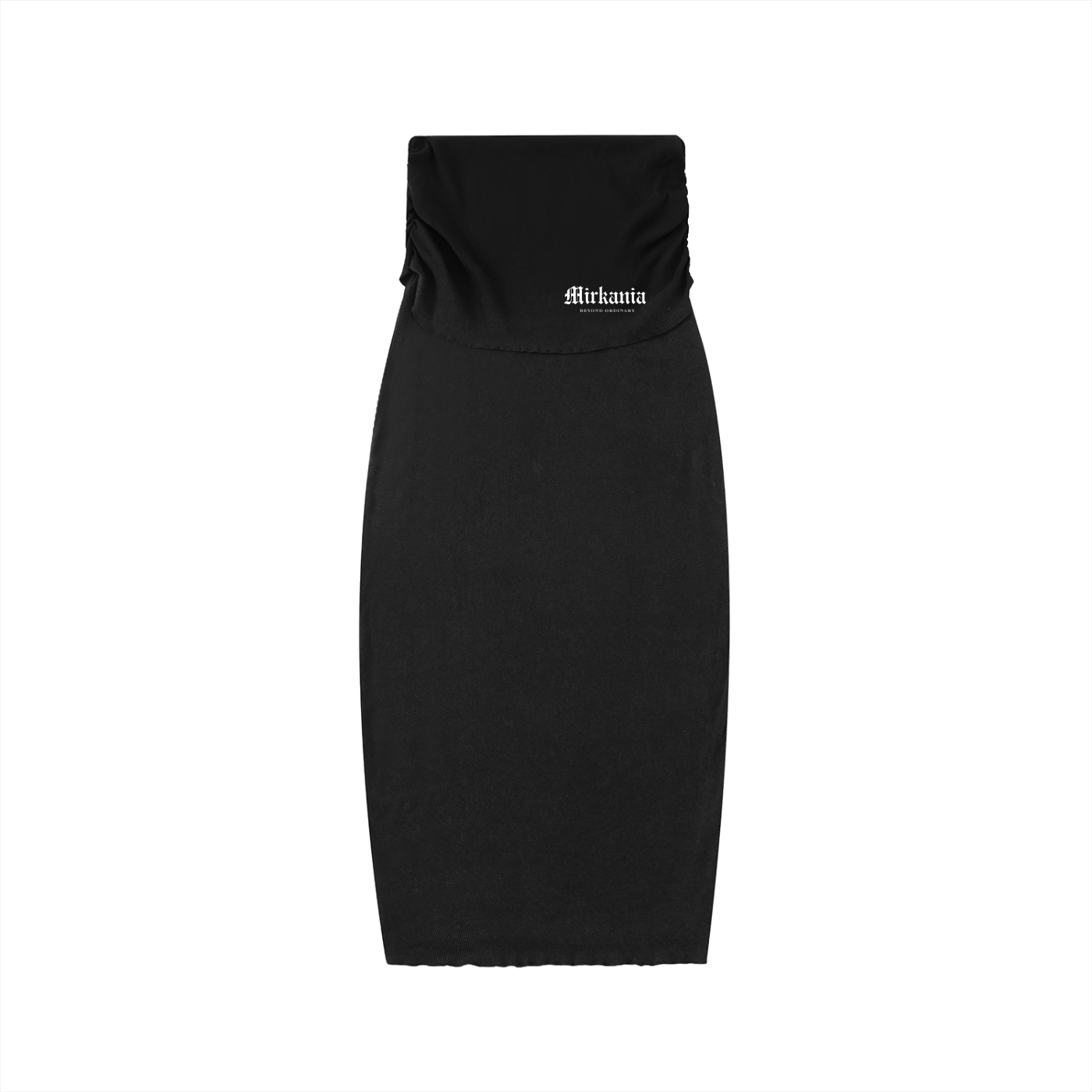 Dyed Washed Straight Hip-Hugging Slim Maxi Skirt