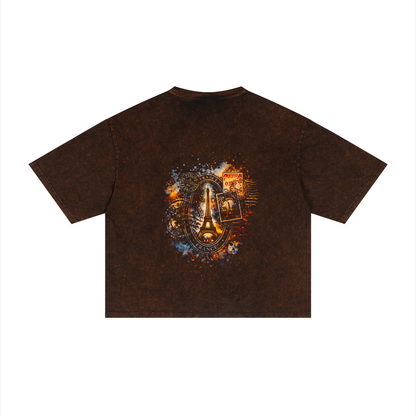Unisex Mineral Wash Boxy T-Shirt