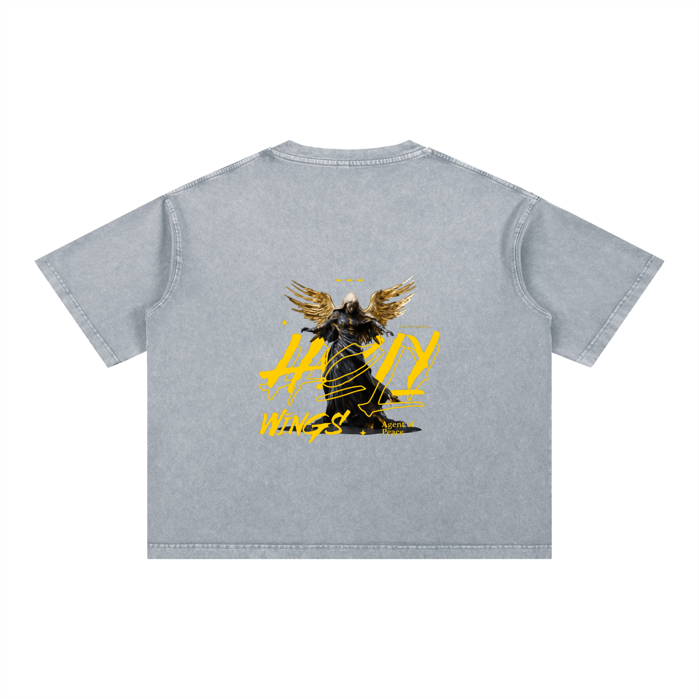 Mineral Wash Boxy Cotton T-Shirt