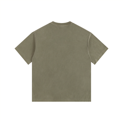 Vintage Washed Oversized Cotton T-Shirt