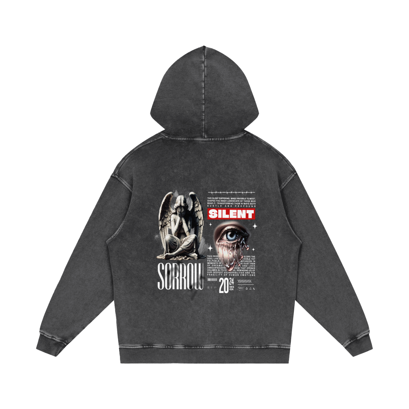 Acid Wash Oversize Hoodie - 420 GSM