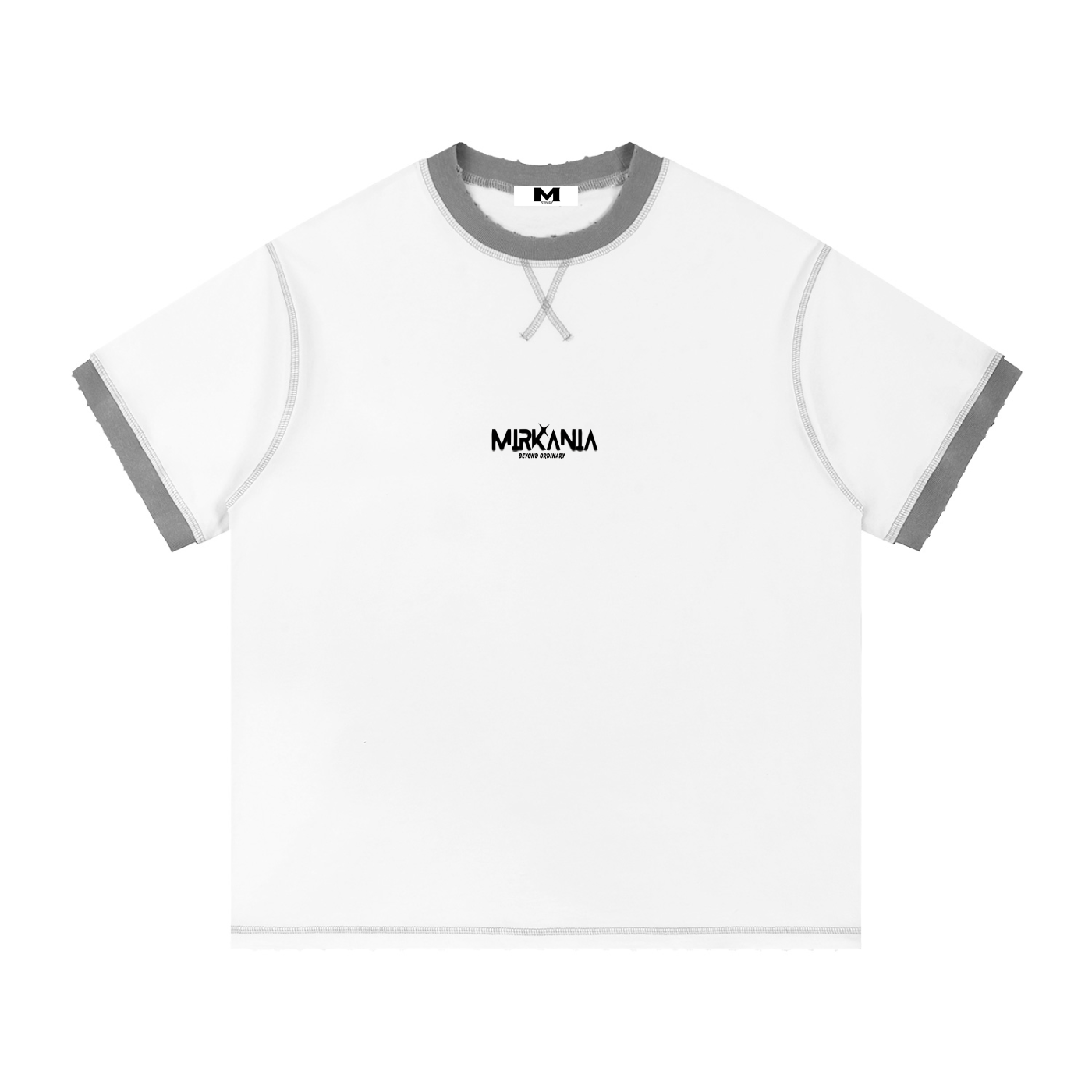 Contrast-Stitched Cotton T-Shirt