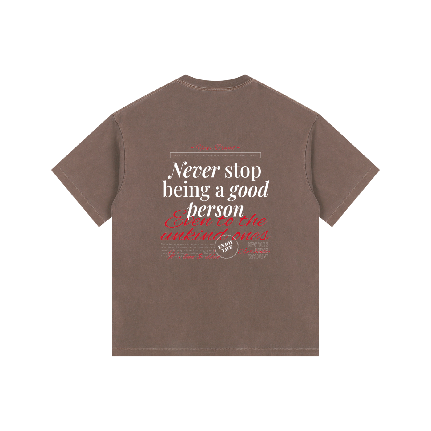 Vintage Washed Oversized Cotton T-Shirt