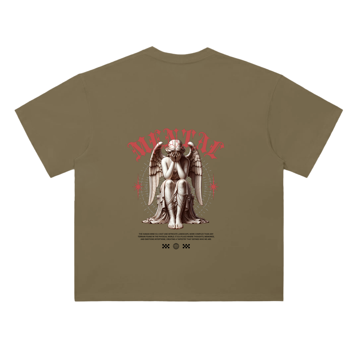 Heavyweight Drop Shoulder Cotton T-Shirt