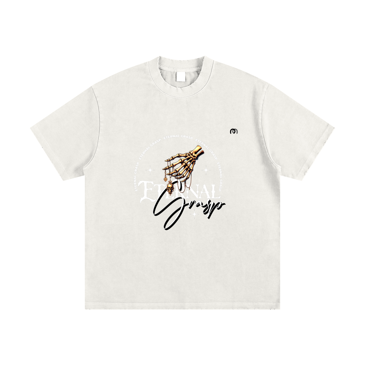 Heavyweight Vintage Washed Frayed T-Shirt