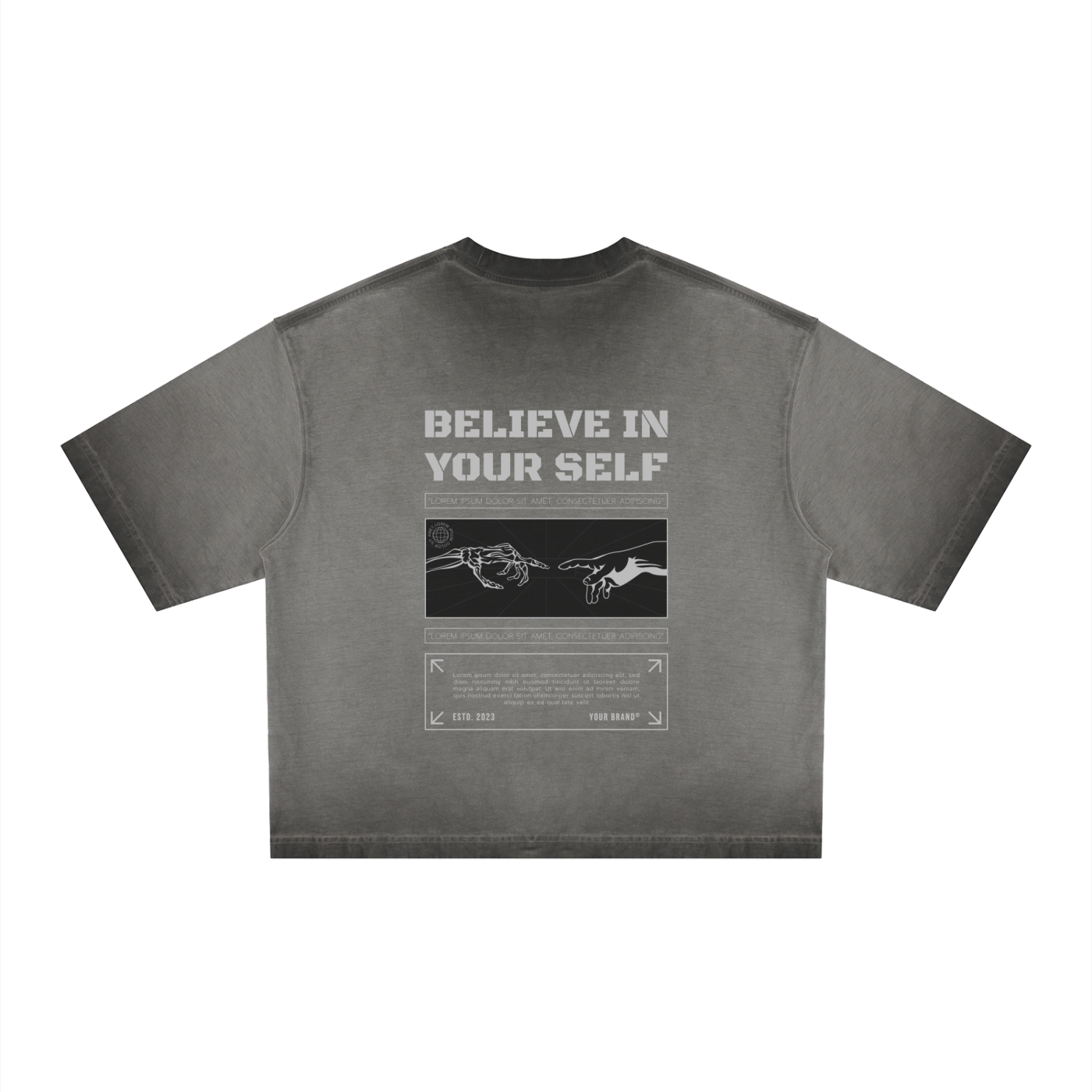 Unisex Reverse Dyed Boxy T-Shirt