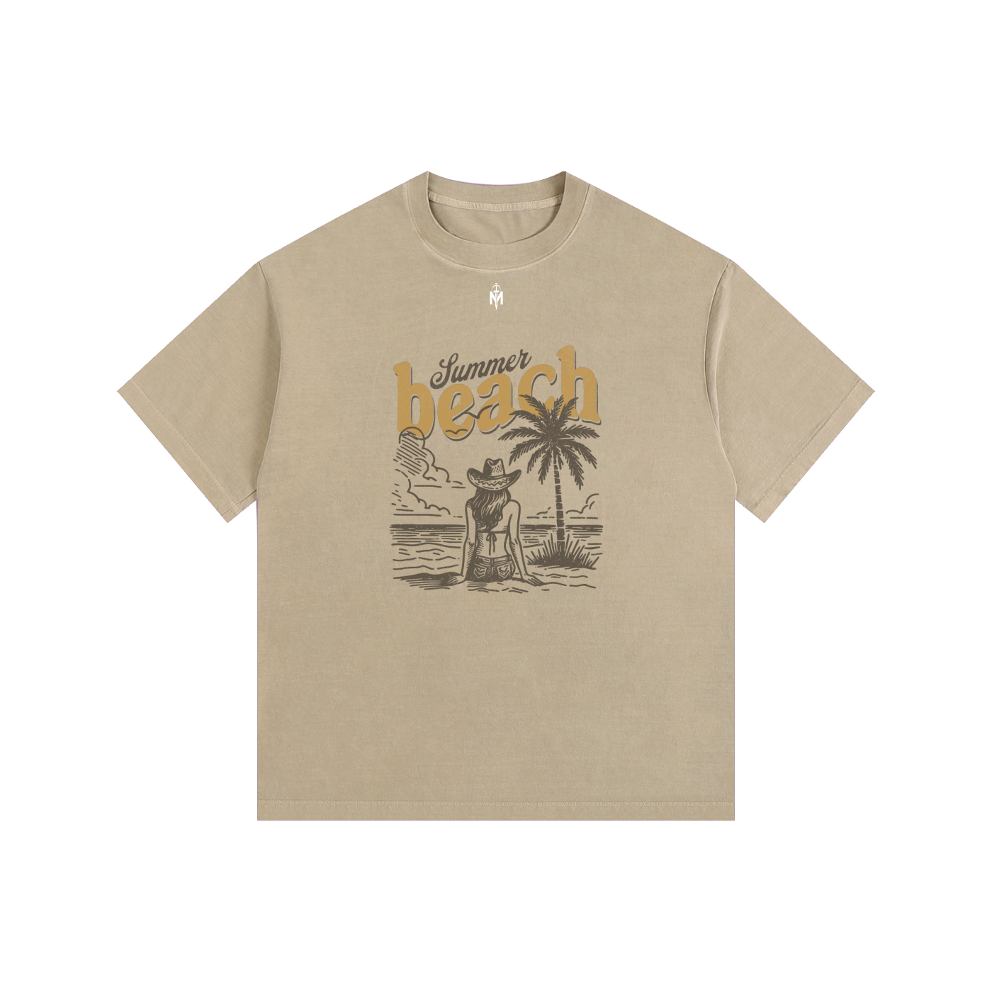 Vintage Washed Oversized Cotton T-Shirt