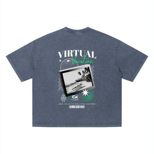 Unisex Vintage Wash Boxy T-Shirt