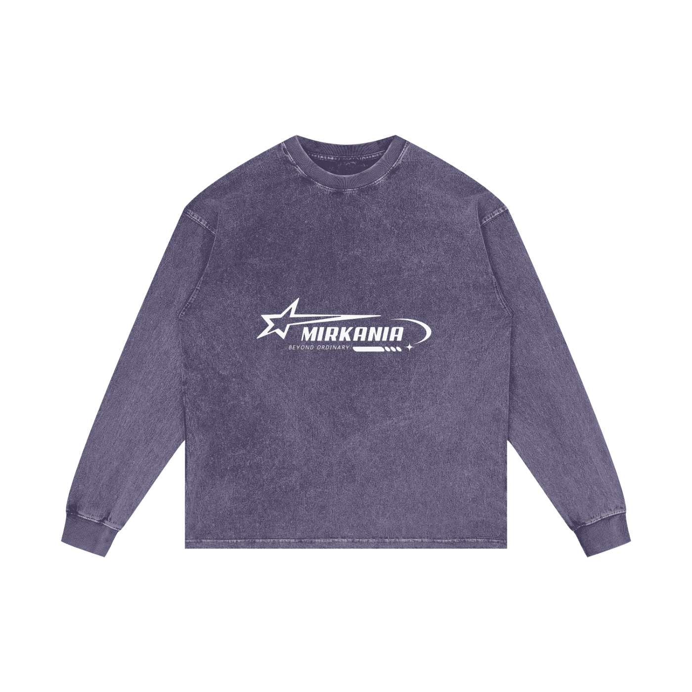 Acid Wash Oversize Long Sleeve T-Shirt