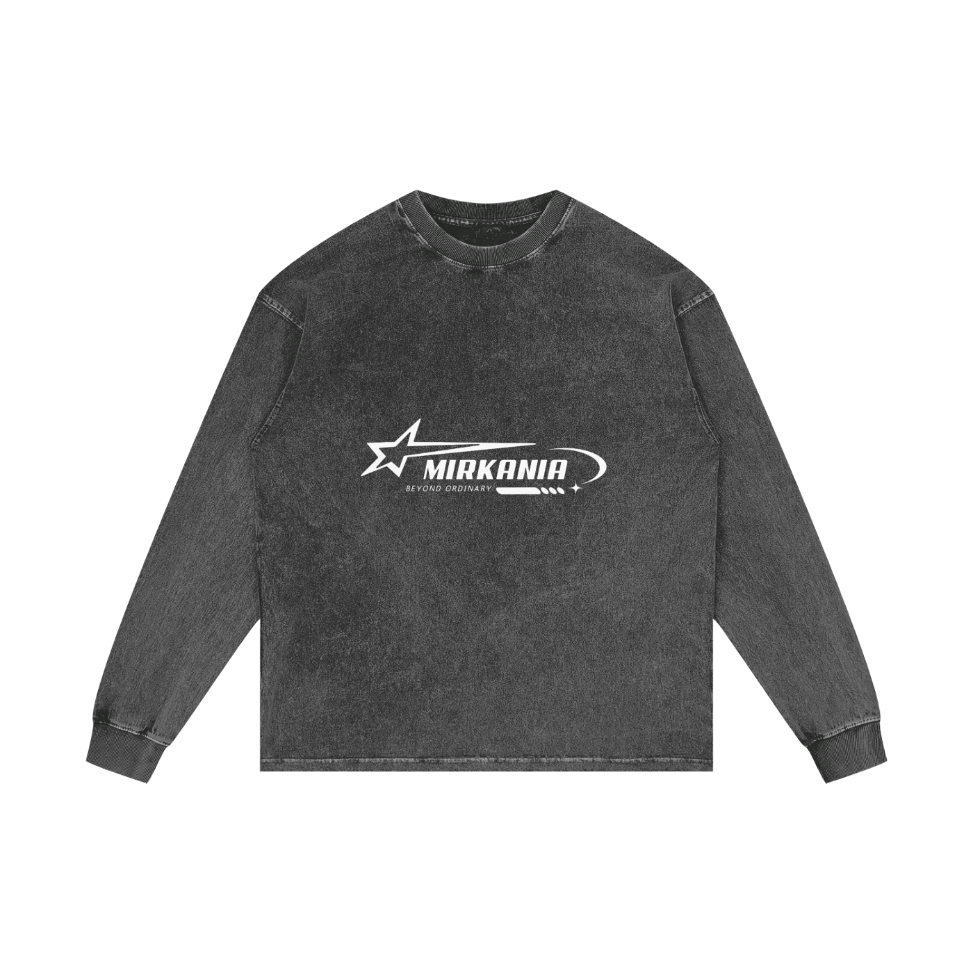 Acid Wash Oversize Long Sleeve T-Shirt