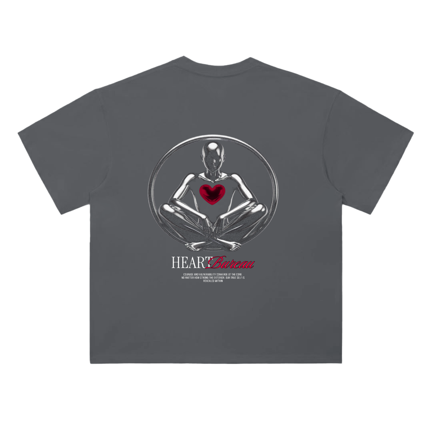 Heavyweight Drop Shoulder Cotton T-Shirt