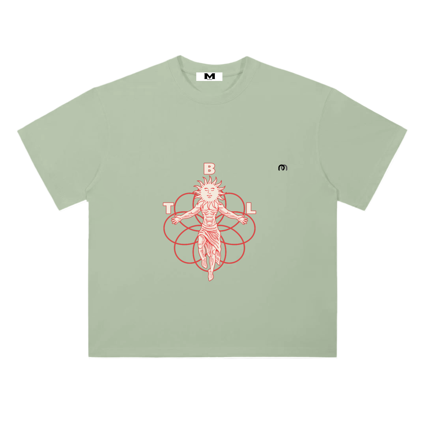 Heavyweight Drop Shoulder Cotton T-Shirt