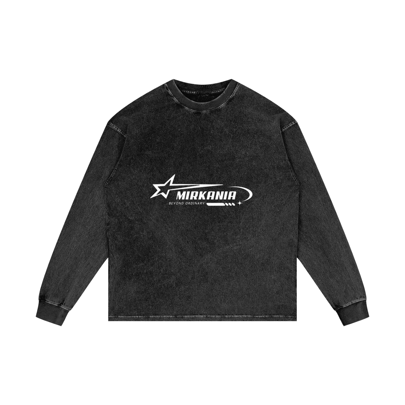 Acid Wash Oversize Long Sleeve T-Shirt