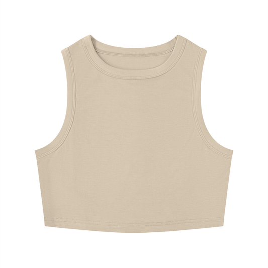 Women's Tight Crewneck Crop Tank Top