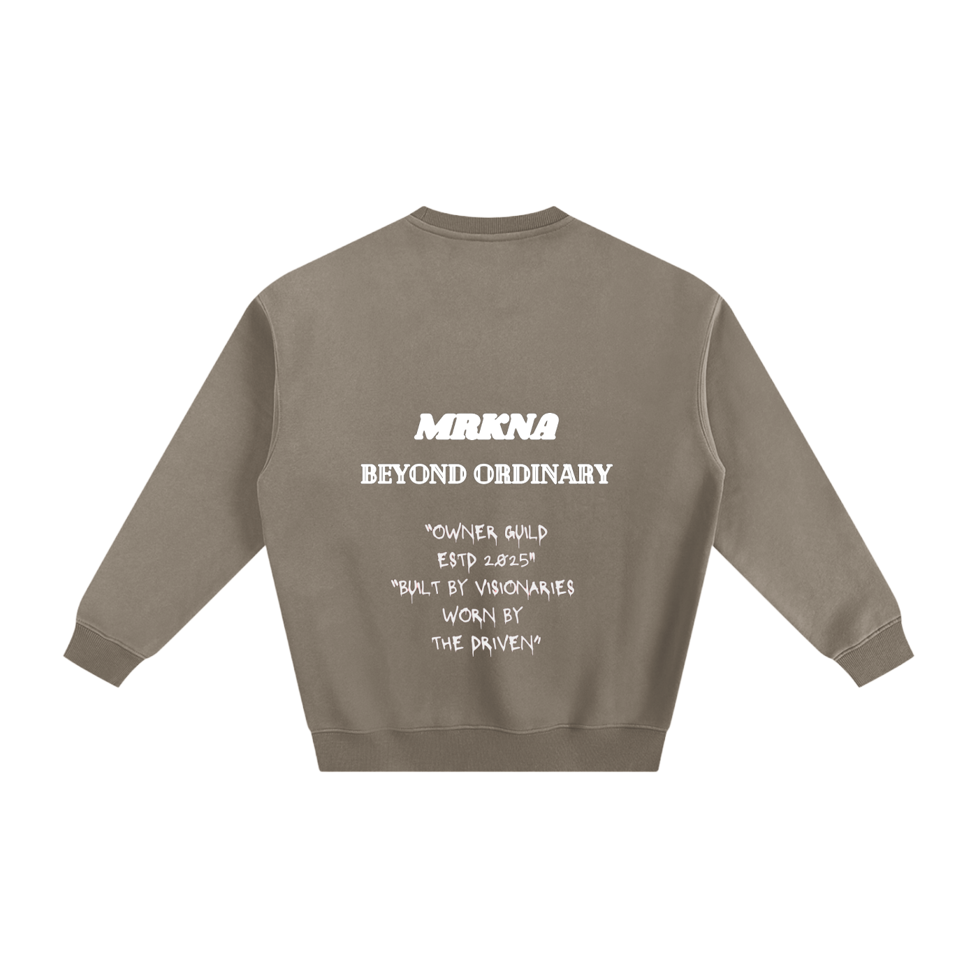 ODMPOD fleeced sweatshirt showing a cozy, soft fabric in a relaxed fit, perfect for casual wear and comfortable style.