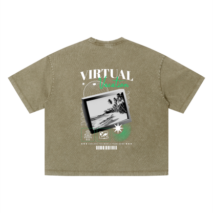 Unisex Vintage Wash Boxy T-Shirt