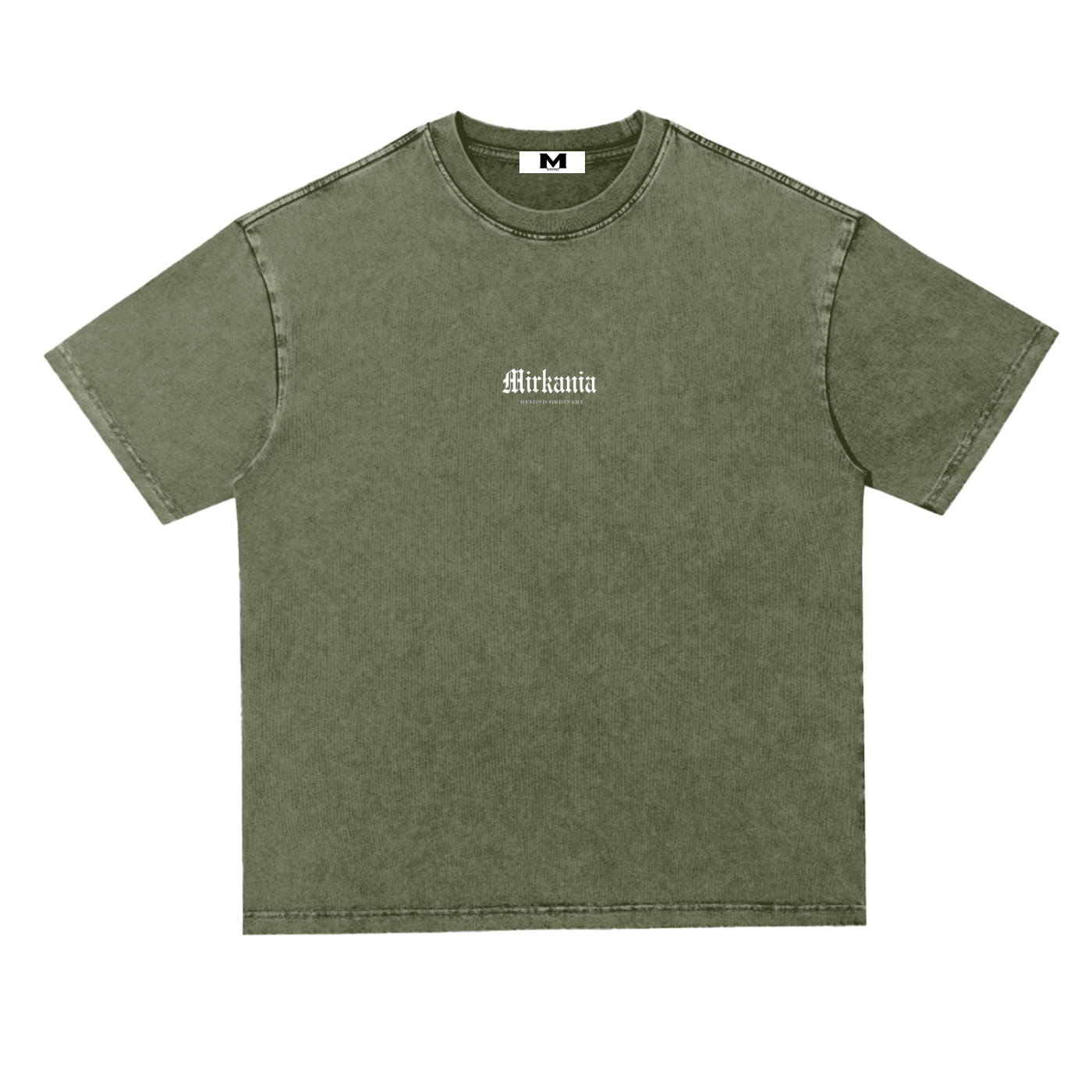 Snow Washed Heavyweight Oversize T-Shirt by ODMPOD, featuring a relaxed fit and soft, textured fabric in a casual style.