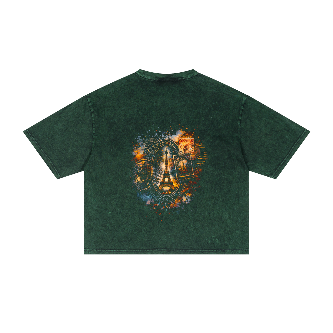Unisex Mineral Wash Boxy T-Shirt