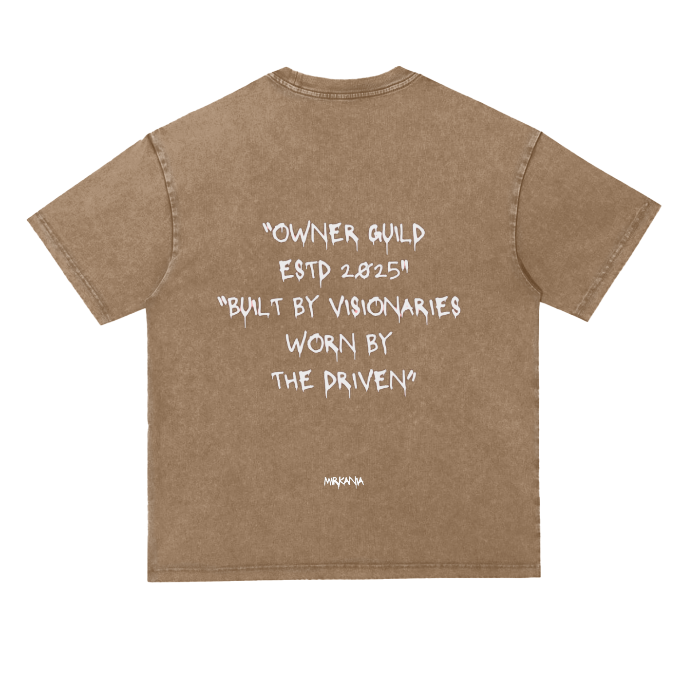 Snow Washed Heavyweight Oversize T-Shirt