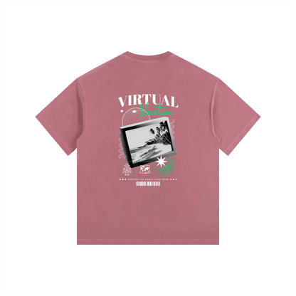 Vintage Washed Oversized Cotton T-Shirt