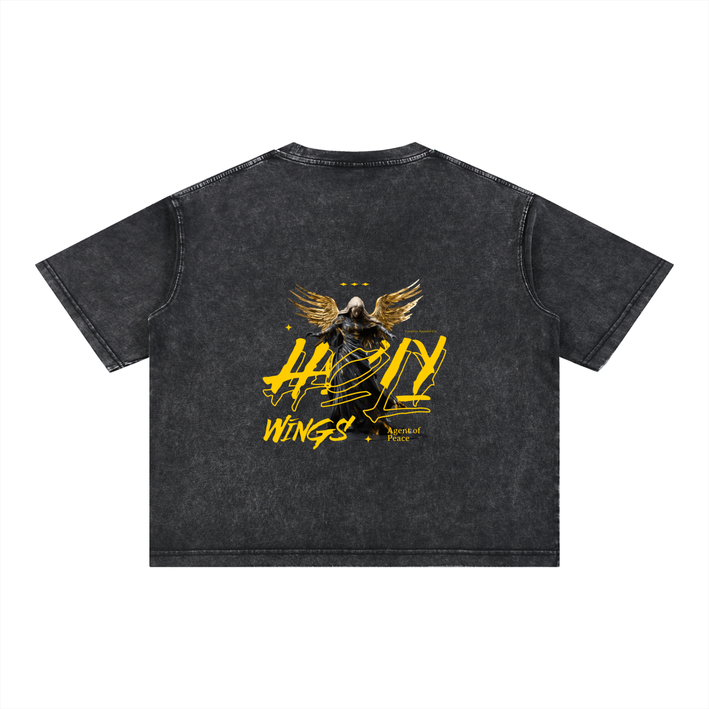 Mineral Wash Boxy Cotton T-Shirt