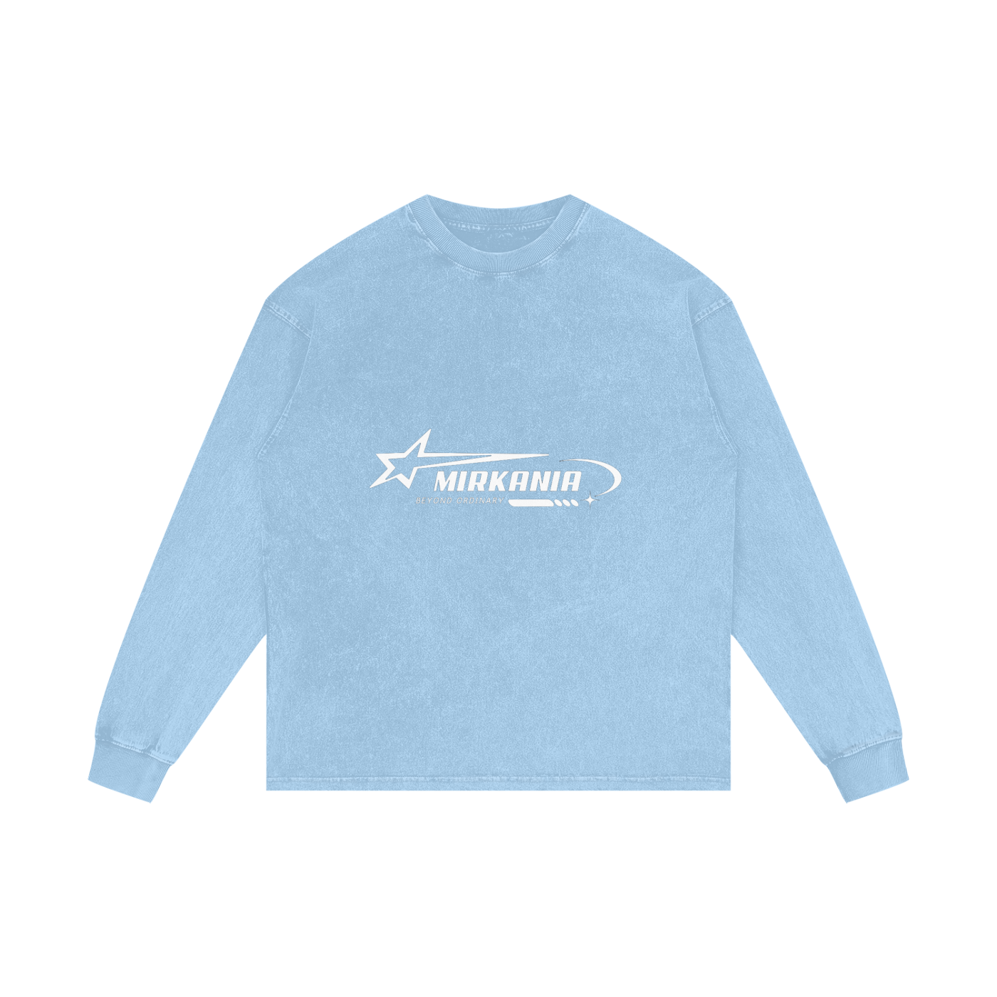 Acid Wash Oversize Long Sleeve T-Shirt