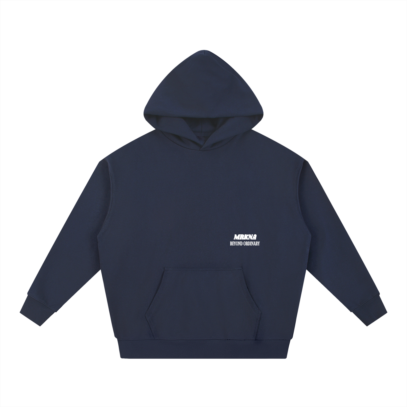 ODMPOD Essential Heavyweight Hoodie showing front view with soft fabric and classic design.