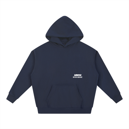 ODMPOD Essential Heavyweight Hoodie showing front view with soft fabric and classic design.