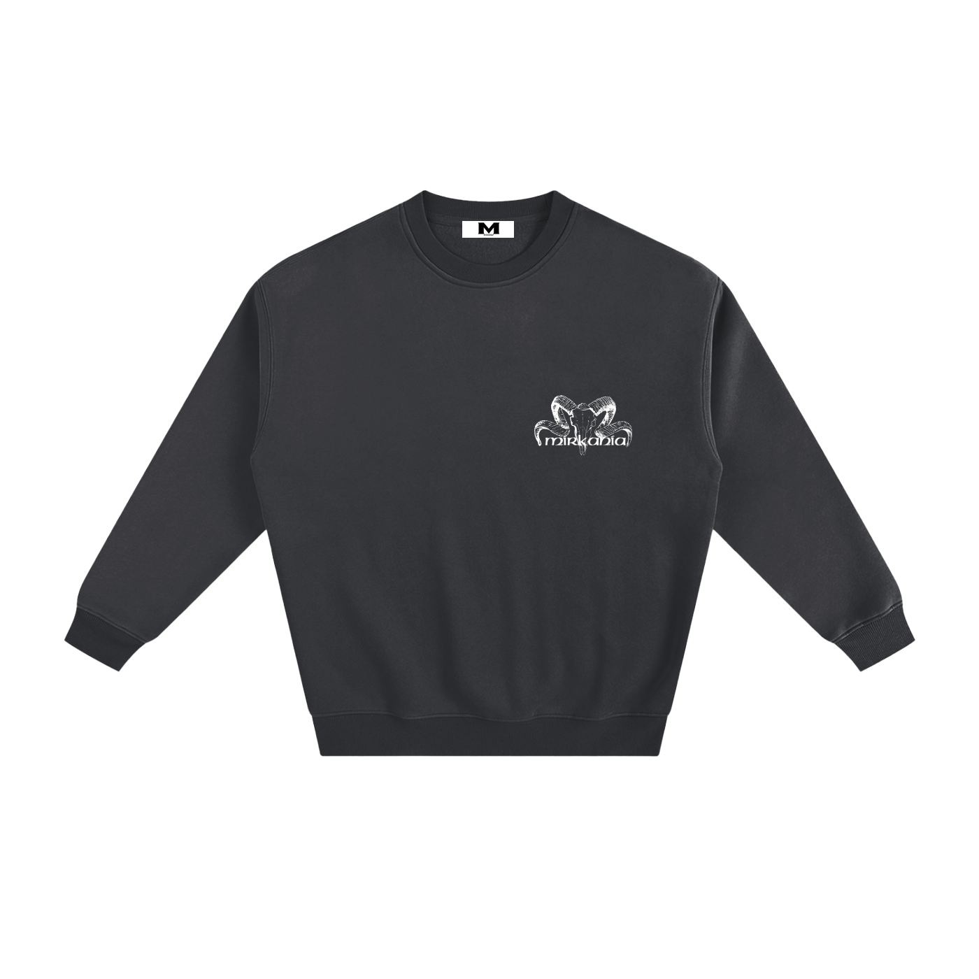 ODMPOD fleeced sweatshirt showing a cozy, soft fabric with a relaxed fit and long sleeves, ideal for casual wear.