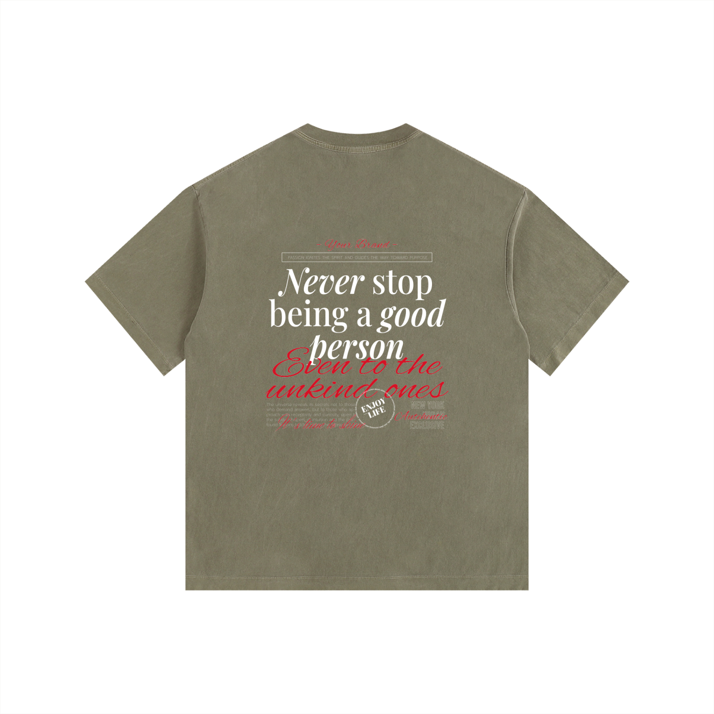 Vintage Washed Oversized Cotton T-Shirt