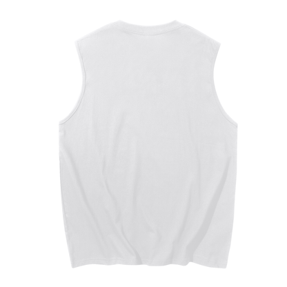 Men's sleeveless cotton tank top by ODMPOD, featuring a casual fit and sleeveless design, ideal for warm weather.