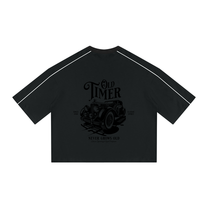 Unisex Heavyweight Boxy Piping T-Shirt