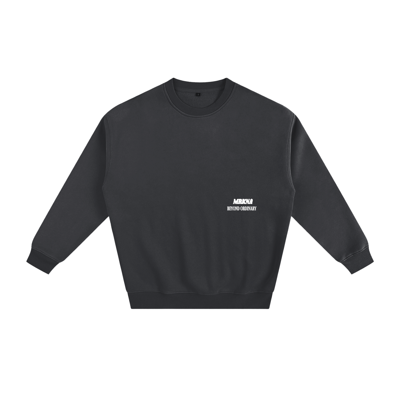 ODMPOD fleeced sweatshirt showing a cozy, soft fabric with a relaxed fit and long sleeves, perfect for casual wear.